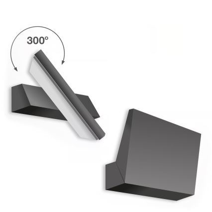 Telefunken - LED Outdoor Wall Light LED/10W/230V IP44 Black