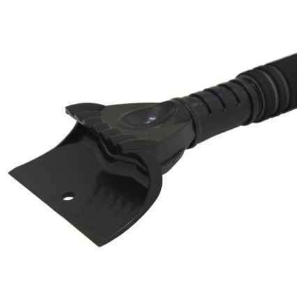 Telescopic car scraper with broom 100 cm black/silver