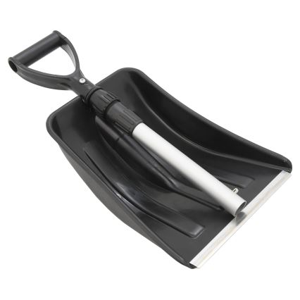 Telescopic snow shovel black/grey