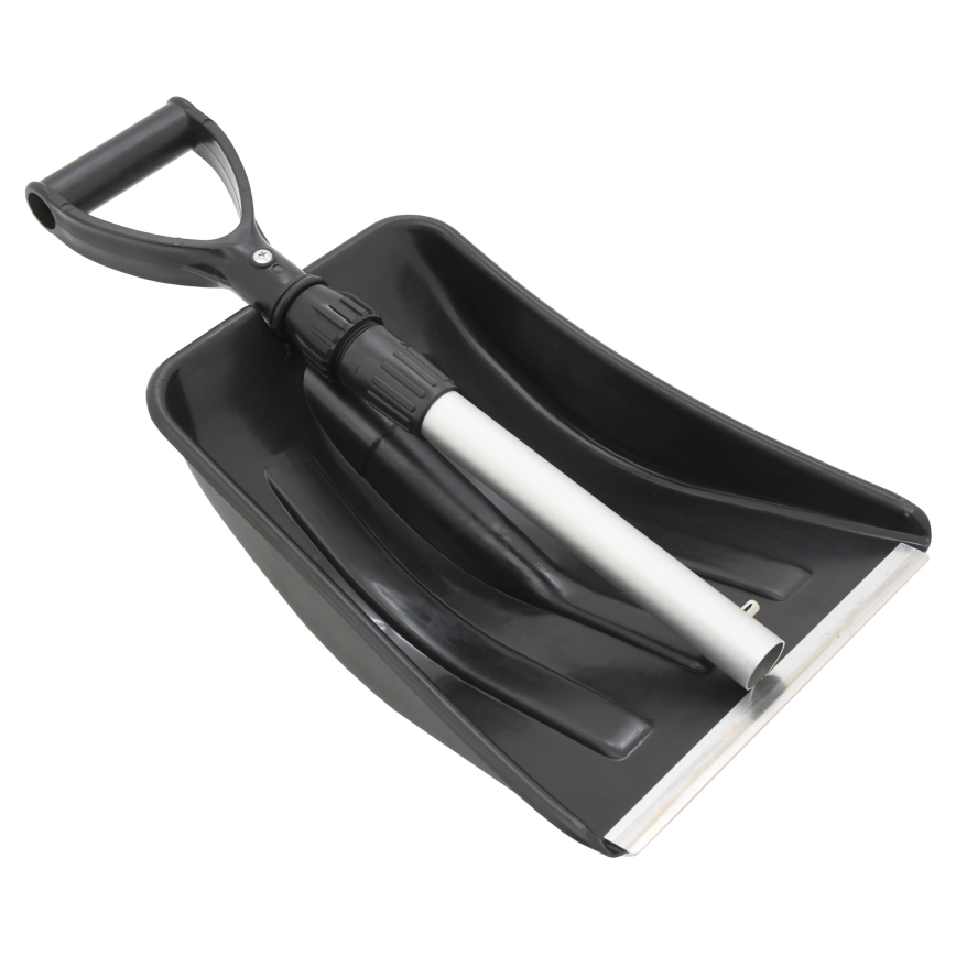 Telescopic snow shovel black/grey