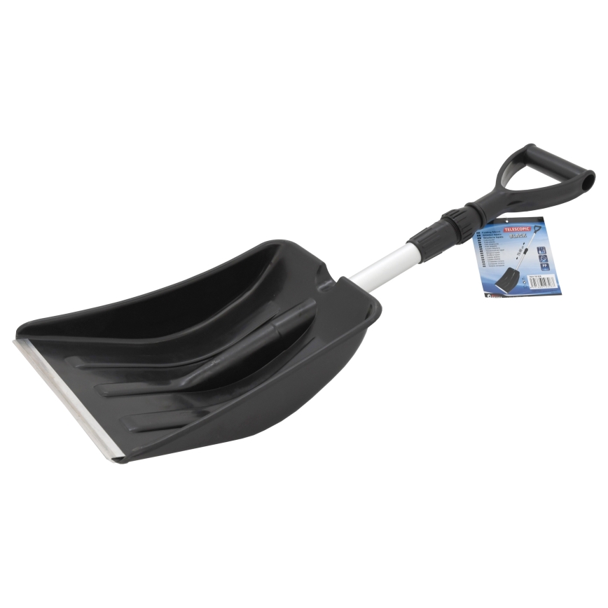 Telescopic snow shovel black/grey