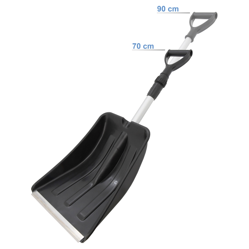 Telescopic snow shovel black/grey