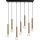 TEMPO Cable Pendant Light 7xE27/40W/230V, Gold