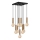 TEMPO Cable-Suspended Chandelier 9xE27/40W/230V, Gold