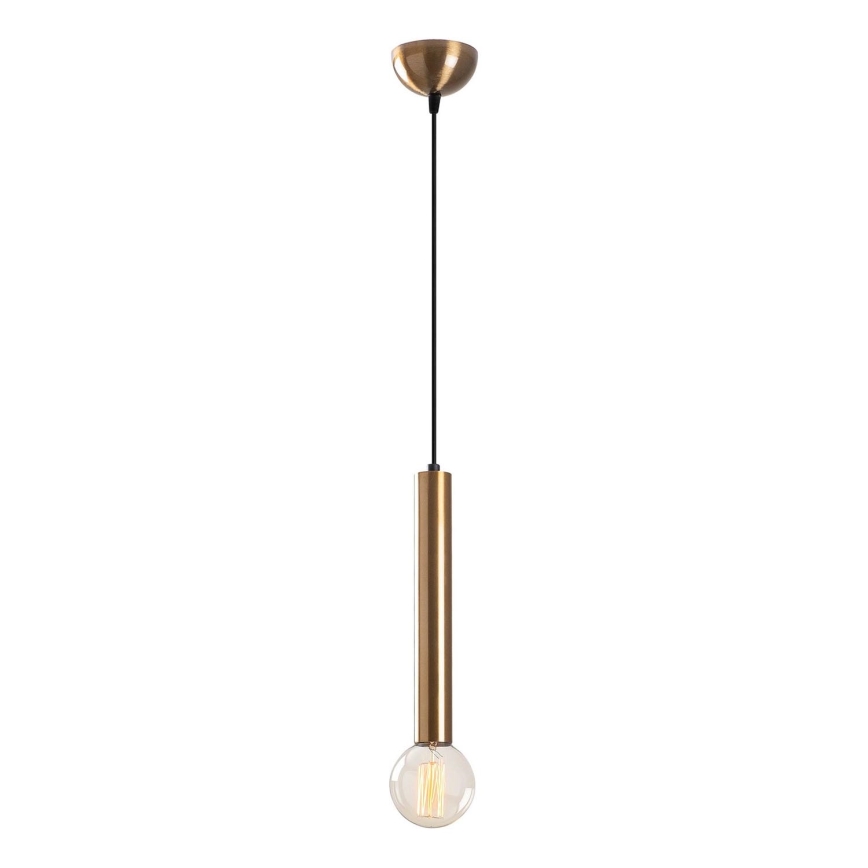 TEMPO pendant light on cable 1xE27/40W/230V, gold