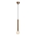 TEMPO pendant light on cable 1xE27/40W/230V, gold