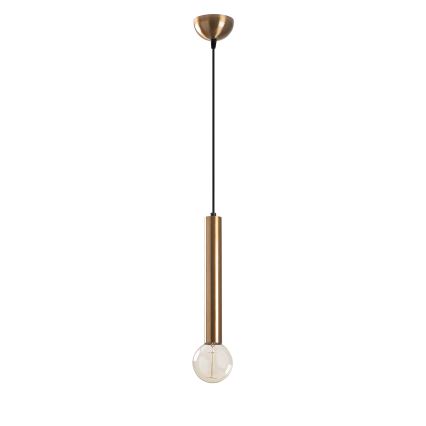 TEMPO pendant light on cable 1xE27/40W/230V, gold