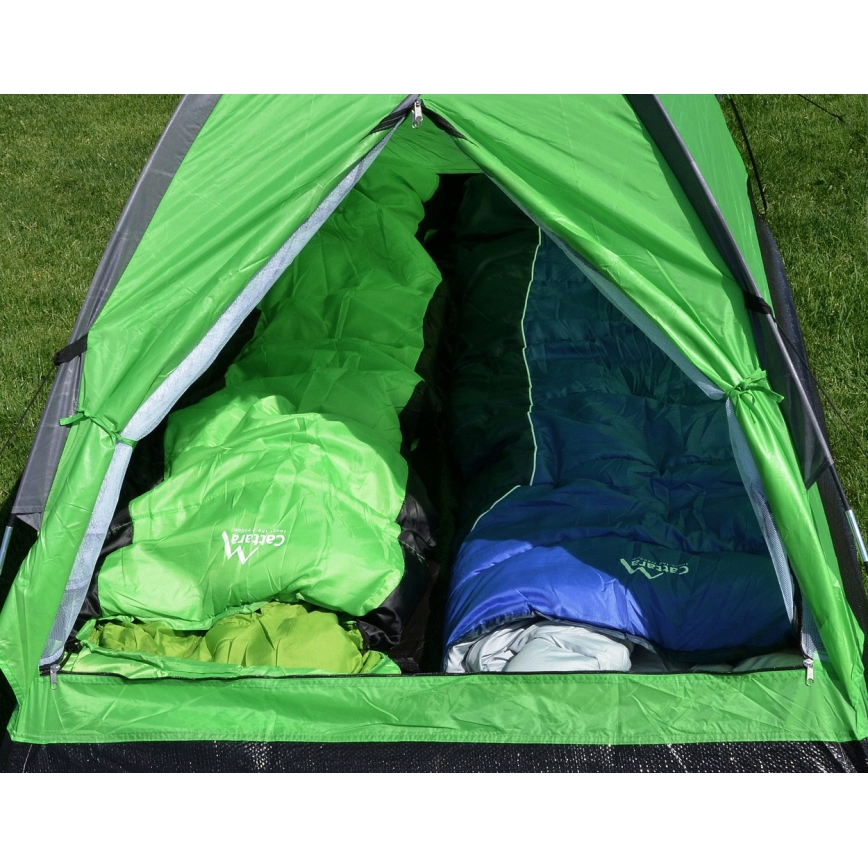 Tent for 2 people PU 1500 mm green