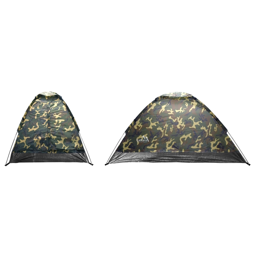 Tent for 2 people PU 2000 mm camouflage