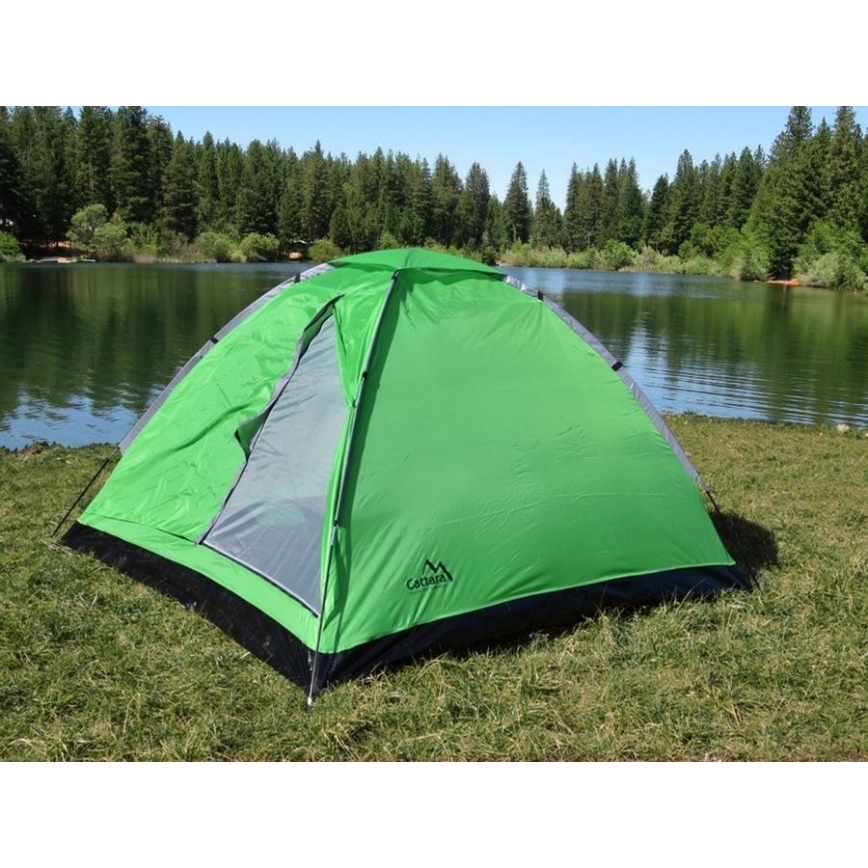 Tent for 3 people PU 3000 mm green