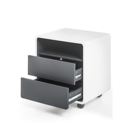 TEO Office Pedestal White/Anthracite