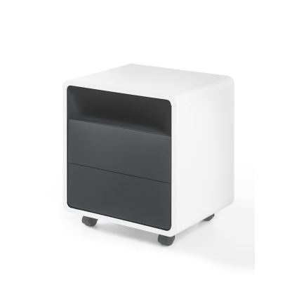 TEO Office Pedestal White/Anthracite