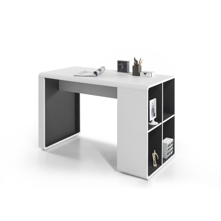 TEO Writing Desk – White/Anthracite
