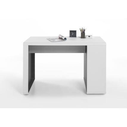 TEO Writing Desk – White/Anthracite
