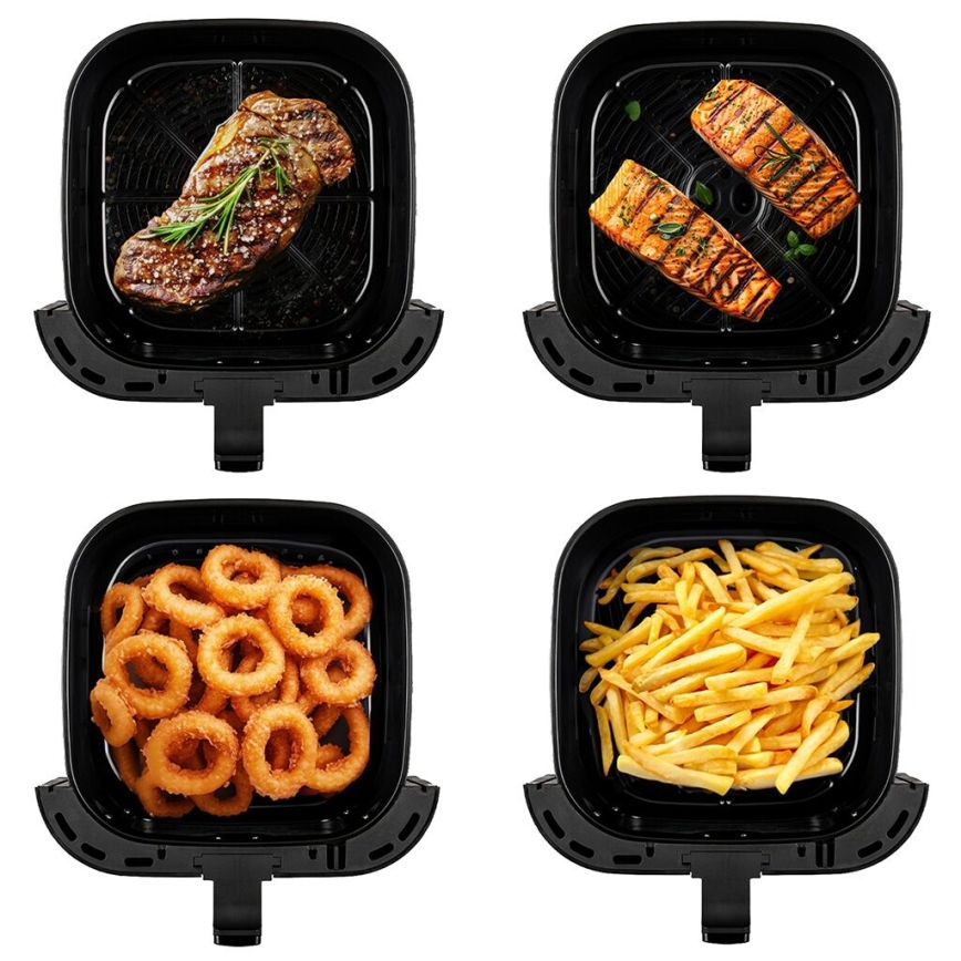 TESLA Electronics AirCook - Smart multifunctional digital hot air fryer 9 l 1700W/230V Wi-Fi