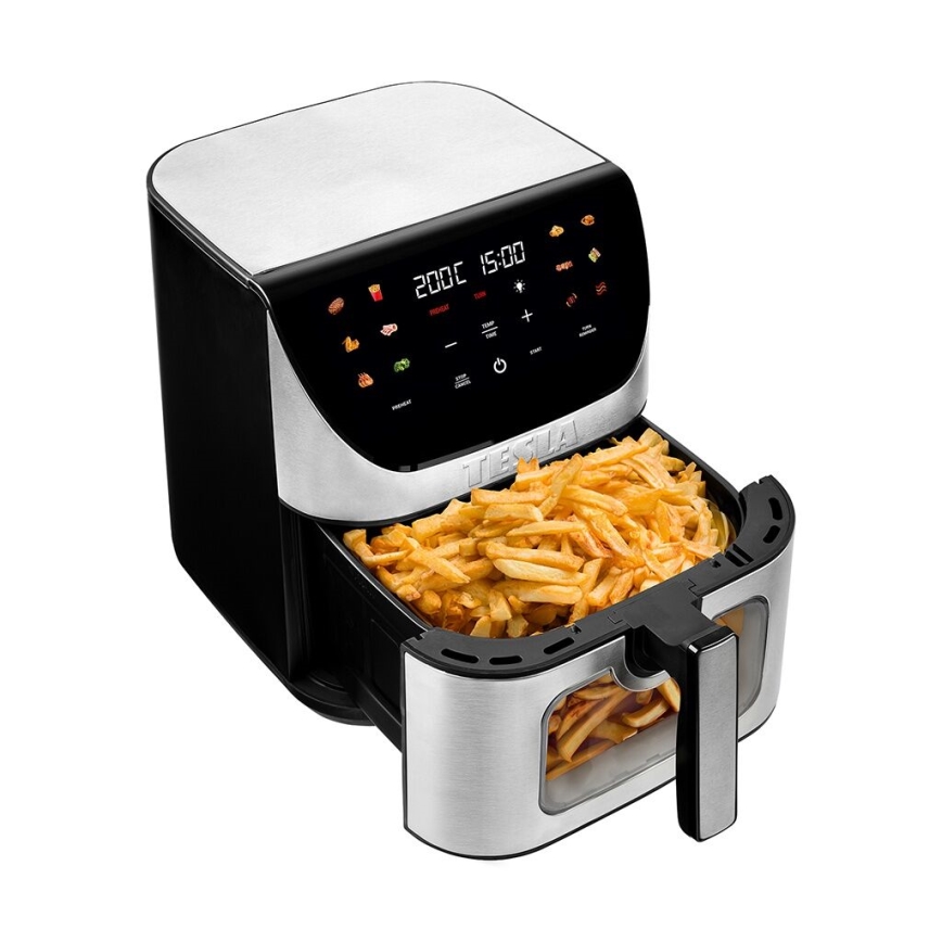 TESLA Electronics AirCook - Smart multifunctional digital hot air fryer 9 l 1700W/230V Wi-Fi