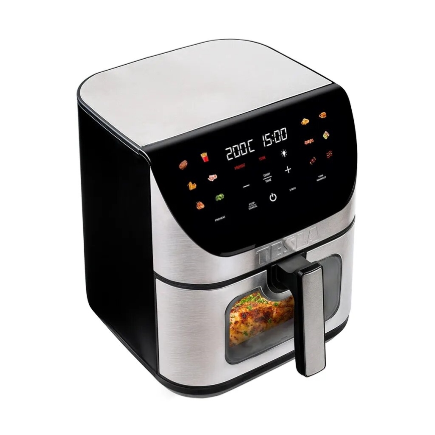 TESLA Electronics AirCook - Smart multifunctional digital hot air fryer 9 l 1700W/230V Wi-Fi