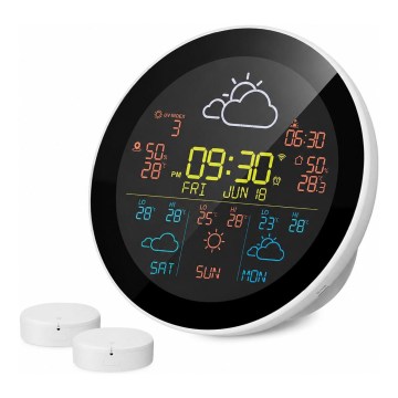 TESLA Electronics Device - Smart weather station with sensor, 400 mAh battery, Wi‑Fi, Tuya-compatible, IP44