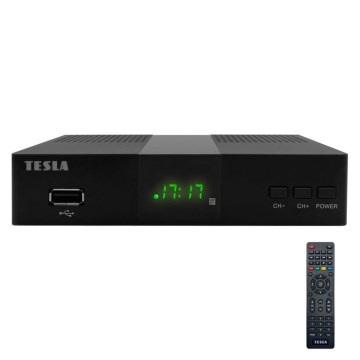 TESLA Electronics - DVB-T2 H.265 (HEVC) receiver 2xAAA + remote control