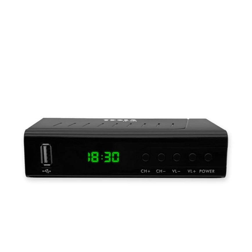 TESLA Electronics - DVB-T2 H.265 (HEVC) receiver, HDMI-CEC 2xAAA + remote control