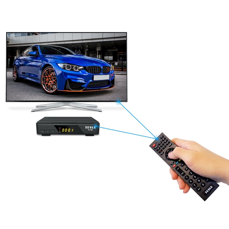 TESLA Electronics - DVB-T2 H.265 (HEVC) receiver, HDMI-CEC + remote control