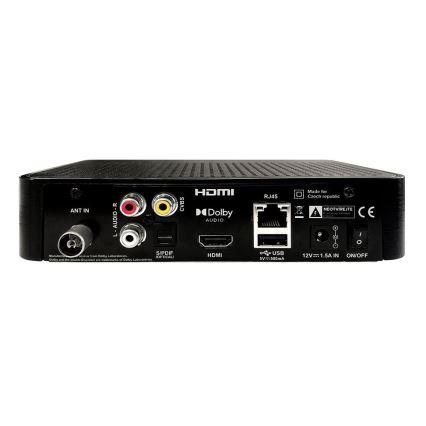 TESLA Electronics - DVB-T2 H.265 (HEVC) receiver with HbbTV 12V + remote control