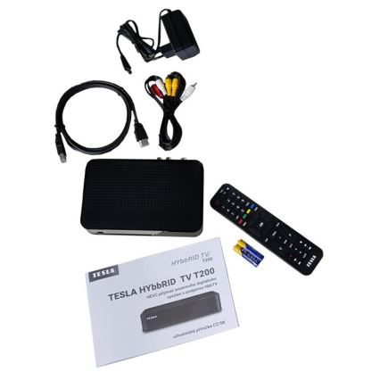TESLA Electronics - DVB-T2 H.265 (HEVC) receiver with HbbTV 12V + remote control