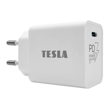 TESLA Electronics - Fast charging adapter Power Delivery 20W white