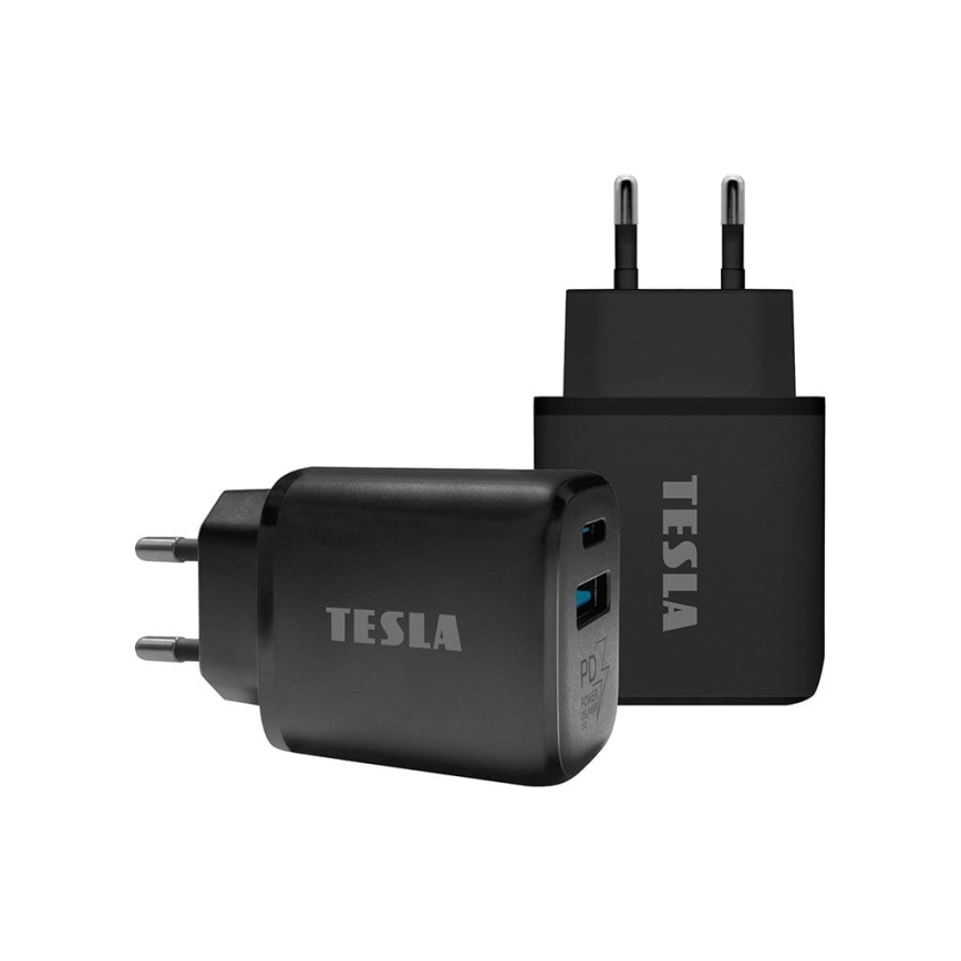 TESLA Electronics - Fast charging adapter Power Delivery 25W black