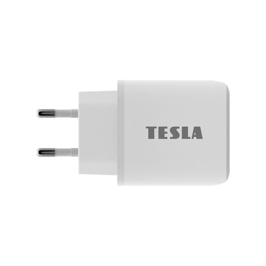 TESLA Electronics - Fast charging adapter Power Delivery 25W white