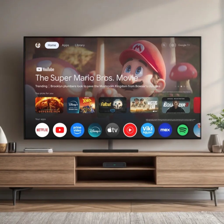 TESLA Electronics MediaBox - UHD multimedia player Wi-Fi + remote control