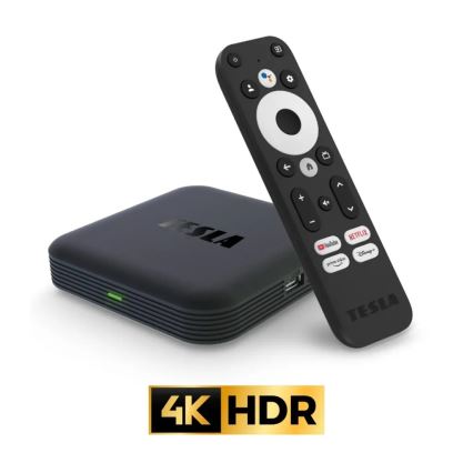 TESLA Electronics MediaBox - UHD multimedia player Wi-Fi + remote control