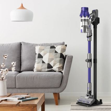 TESLA Electronics PureStar - Flexible cordless stick vacuum cleaner 2in1 250W/2200 mAh grey/purple