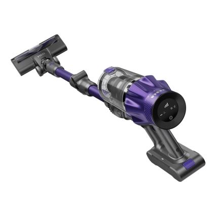 TESLA Electronics PureStar - Flexible cordless stick vacuum cleaner 2in1 250W/2200 mAh grey/purple