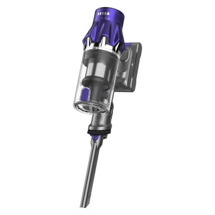 TESLA Electronics PureStar - Flexible cordless stick vacuum cleaner 2in1 250W/2200 mAh grey/purple