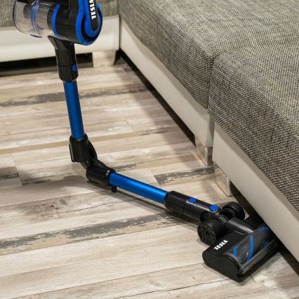 TESLA Electronics PureStar - Flexible cordless stick vacuum cleaner 3in1 300W/2200 mAh black/blue