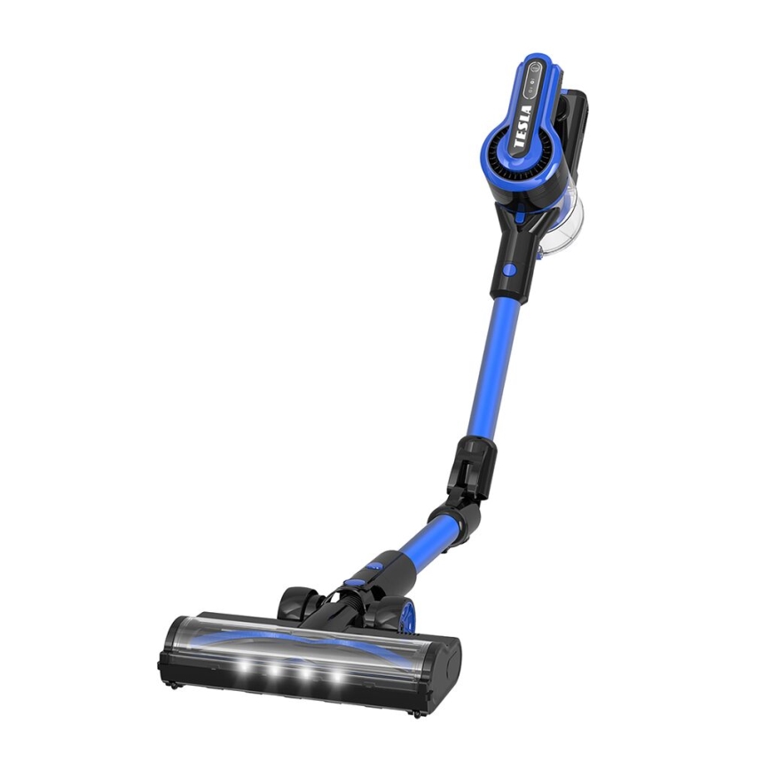TESLA Electronics PureStar - Flexible cordless stick vacuum cleaner 3in1 300W/2200 mAh black/blue