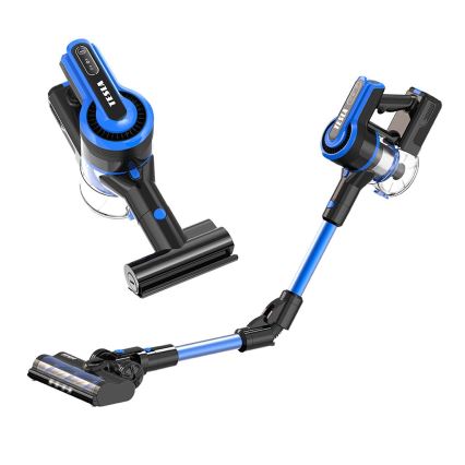 TESLA Electronics PureStar - Flexible cordless stick vacuum cleaner 3in1 300W/2200 mAh black/blue