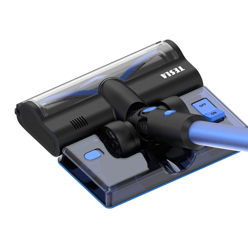 TESLA Electronics PureStar - Flexible cordless stick vacuum cleaner 3in1 300W/2200 mAh black/blue