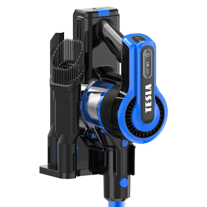 TESLA Electronics PureStar - Flexible cordless stick vacuum cleaner 3in1 300W/2200 mAh black/blue