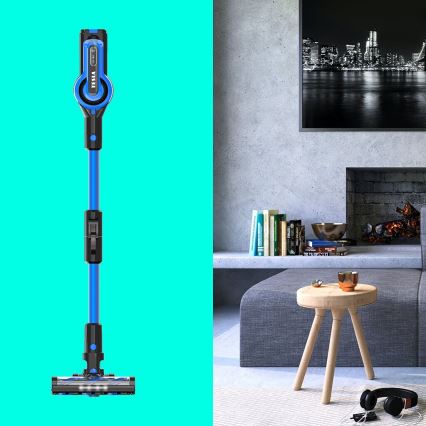 TESLA Electronics PureStar - Flexible cordless stick vacuum cleaner 3in1 300W/2200 mAh black/blue
