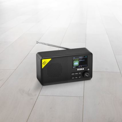 TESLA Electronics - Radio DAB+ FM 5W/1800 mAh black