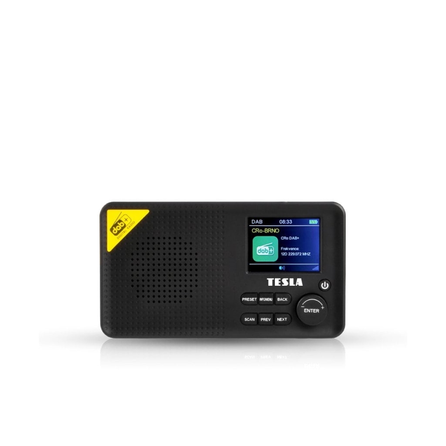 TESLA Electronics - Radio DAB+ FM 5W/1800 mAh black