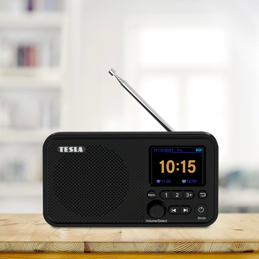 TESLA Electronics - Radio DAB+ FM 5W/1800 mAh black