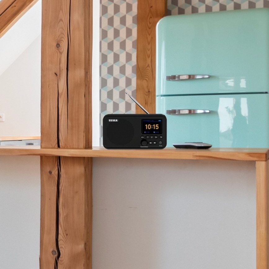 TESLA Electronics - Radio DAB+ FM 5W/1800 mAh black