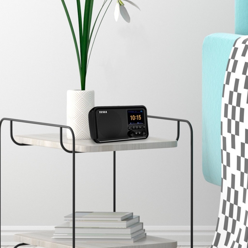TESLA Electronics - Radio DAB+ FM 5W/1800 mAh black