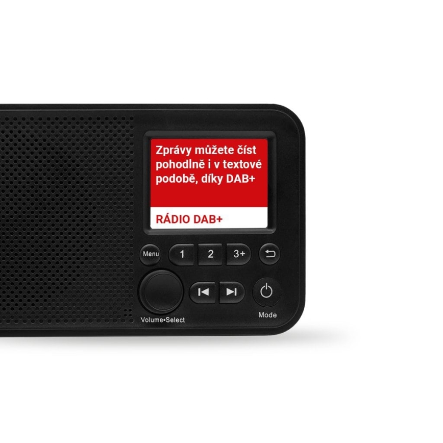 TESLA Electronics - Radio DAB+ FM 5W/1800 mAh black