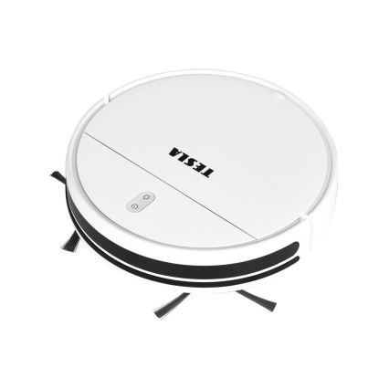 TESLA Electronics RoboStar - Smart robotic vacuum cleaner 2in1 2500 mAh Wi-Fi Tuya white + remote control