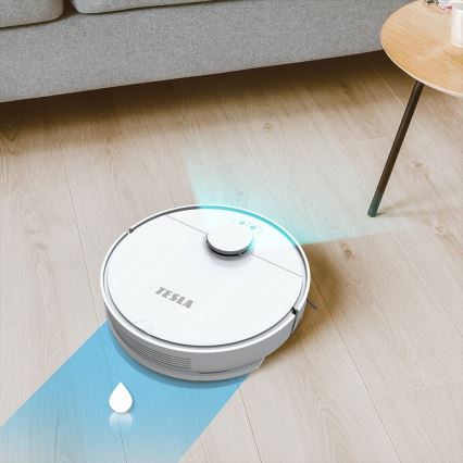 TESLA Electronics RoboStar - Smart robotic vacuum cleaner 2in1 2550 mAh Wi-Fi white