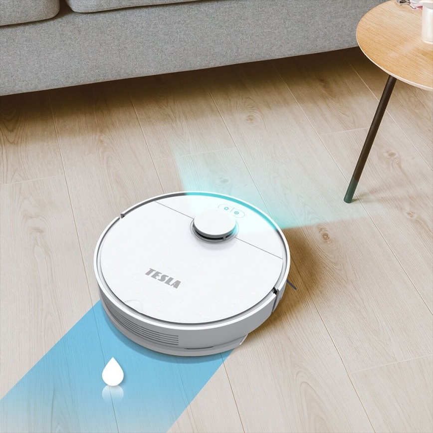 TESLA Electronics RoboStar - Smart robotic vacuum cleaner 2in1 2550 mAh Wi-Fi white